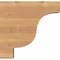 Ekena Millwork Newport Smooth Rafter Tail, Western Red Cedar, 3 1/2"W x 12"H x 12"L RFT04X12X12NEW00SWR - alternate 2